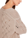 Noble Neutrals Knitted Cotton Sweater <span>YC41.16M23<span>