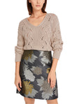 Noble Neutrals Knitted Cotton Sweater <span>YC41.16M23<span>