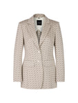 Noble Neutrals Pearl Metallic Chevron Blazer <span>YC34.16J19<span>