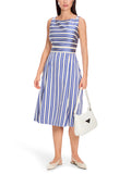 Trip To France Blue Stripe Midi Dress <span>YC21.44W78<span>