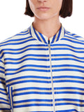 Trip To France Blue Stripe Bomber Jacket <span>YC31.14W78<span>