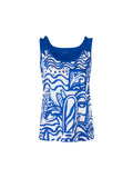 Trip To France Print/Stripe Vest Top <span>YC61.16J33<span>