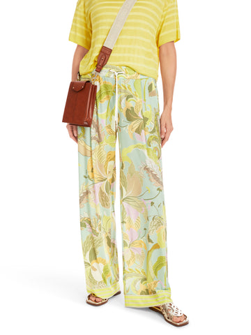Boho Hike Silky Jersey Print Trousers <span>YC81.56J38<span>
