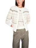 Noble Neutrals Cashmere Stripe Buttoned Cardigan <span>YC39.06M17<span>