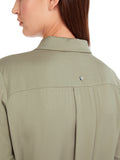 Noble Neutrals Satin Crepe Sage Blouse <span>YC51.12W01<span>