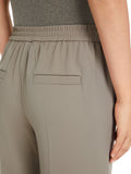 Noble Neutrals Sage Crepe Wide Leg Pull On Trousers <span>YC81.15W56<span>