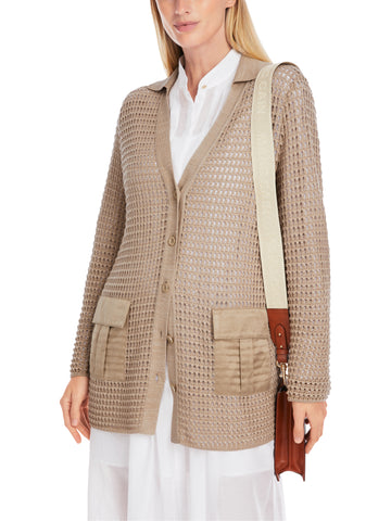Boho Hike Organic Cotton Crotchet Knit Longline Jacket <span>YC39.17M25<span>