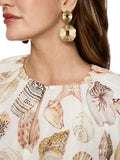 Blazing Sun Shell Print Dress <span>AC21.48W51<span>