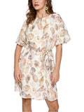 Blazing Sun Shell Print Dress <span>AC21.48W51<span>