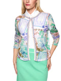 Spring Fling Printed Mesh Cardigan <span>AC39.08M16<span>