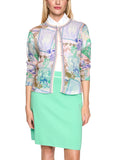 Spring Fling Printed Mesh Cardigan <span>AC39.08M16<span>