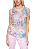 Spring Fling Print Mesh Top <span>AC61.07M16<span>