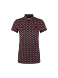 Prairie Muse Print Polo Top <span>AC48.55J11<span>
