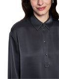 Prairie Muse Indigo Satin Blouse <span>AC51.04W64<span>