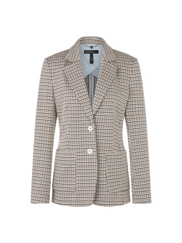 Out Of The Woods Chocolate Check Jersey Blazer <span>XC34.36J47<span>