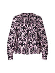 Purple Reign Black/Pink Print Blouse <span>XC51.21W43<span>