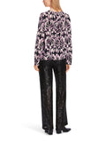 Purple Reign Black/Pink Print Blouse <span>XC51.21W43<span>