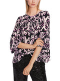 Purple Reign Black/Pink Print Blouse <span>XC51.21W43<span>