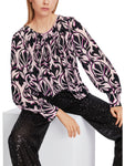 Purple Reign Black/Pink Print Blouse <span>XC51.21W43<span>