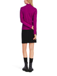 Purple Reign Cotton Polo Neck Long Sleeve Top <span>XC48.26J14<span>