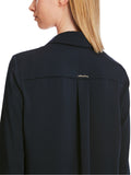 Poetry Motion Navy Satin Shirt <span>XC51.09W08<span>