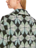 Poetry Motion Abstract Floral Print Knitted Long Coat <span>XC11.01M09<span>