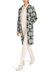 Poetry Motion Abstract Floral Print Knitted Long Coat <span>XC11.01M09<span>