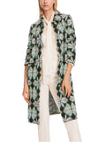 Poetry Motion Abstract Floral Print Knitted Long Coat <span>XC11.01M09<span>