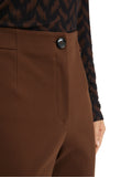 Out Of The Woods Chocolate Stretch Cotton Slim Leg Trousers <span>XC81.22W92<span>