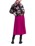 Purple Reign Faux Fur Floral Design Jacket <span>XC12.05W38<span>