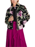 Purple Reign Faux Fur Floral Design Jacket <span>XC12.05W38<span>