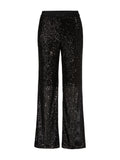 Purple Reign Sequin Wide Leg Pull On 'Washington' Trousers <span>XC81.42J28<span>