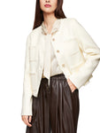 Prettied Up Cream Box Style Jacket <span>ZC12.01W33<span>