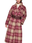 Feminine Rigour Check Coat <span>ZC11.09W31<span>