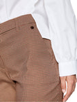 Feminine Rigour Check Straight Leg Trouser <span>ZC81.17W67<span>