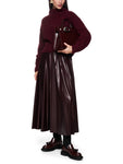 Feminine Rigour Claret Crew Sweater <span>ZC41.61M07<span>