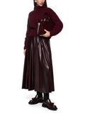 Feminine Rigour Claret Crew Sweater <span>ZC41.61M07<span>