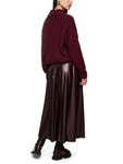 Feminine Rigour Claret Crew Sweater <span>ZC41.61M07<span>