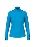 Mystic Plumage Turquoise Cotton Long Sleeve Polo Top <span>ZC48.05 J14<span>