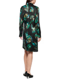 Mystic Plumage Feather Print Dress <span>ZC21.32W81<span>