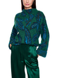 Mystic Plumage Feather Print Sweater <span>ZC41.43M63<span>
