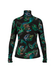 Mystic Plumage Feather Print Polo <span>ZC48.54J27<span>