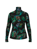 Mystic Plumage Feather Print Polo <span>ZC48.54J27<span>