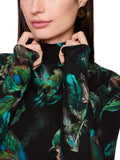 Mystic Plumage Feather Print Polo <span>ZC48.54J27<span>