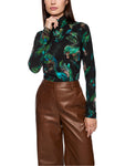Mystic Plumage Feather Print Polo <span>ZC48.54J27<span>