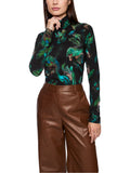 Mystic Plumage Feather Print Polo <span>ZC48.54J27<span>