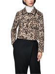 Feminine Rigour Leopard Print Box Style Jacket <span>ZC31.07J12<span>