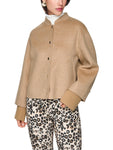 Feminine Rigour Camel Wool Jacket <span>ZC12.02W33<span>
