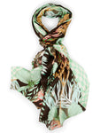 Prettied Up Print Silk Scarf <span>B4.15Z09<span>