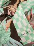 Prettied Up Print Silk Scarf <span>B4.15Z09<span>